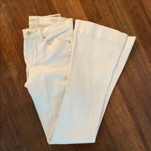 Winter White Flare Jeans